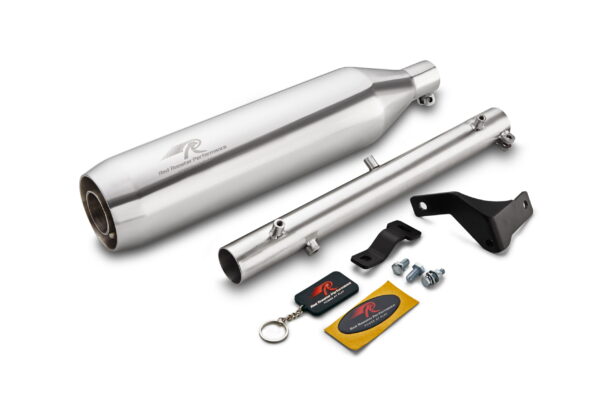 Red Rooster Performance Polestar PRO Exhaust for Royal Enfield Meteor 350cc/Classic 350cc Reborn, Polish