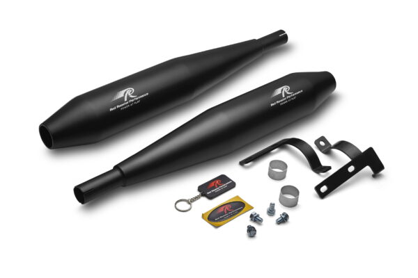 Red Rooster Performance Celesta PRO Exhaust for Jawa Classic 42.1, Matte Black