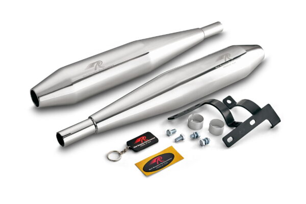 Red Rooster Performance Celesta PRO Exhaust for Jawa Classic 42.1, Polish
