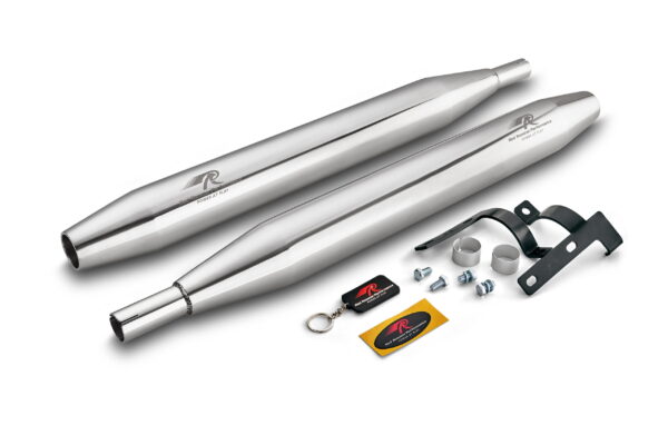Red Rooster Performance Celesta Exhaust for Jawa Classic 42.1, Polish