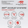 Red Rooster Performance Celesta Scram Exhaust for Yezdi Roadster, Black Matte - Image 2