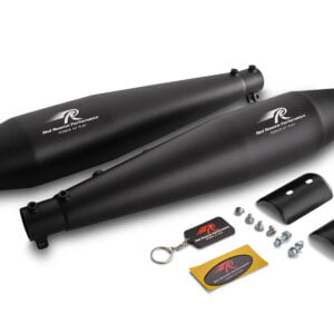 Red Rooster Performance Stellar Exhaust for Royal Enfield Interceptor / Continental GT Twin 650, BS4/BS6, Matte Black