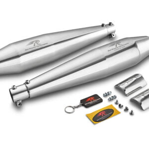 Red Rooster Performance Stellar Exhaust for Royal Enfield Interceptor / Continental GT Twin 650, BS4/BS6, Polish