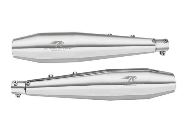 Red Rooster Performance Stellar Exhaust for Royal Enfield Interceptor / Continental GT Twin 650, BS4/BS6, Polish - Image 2