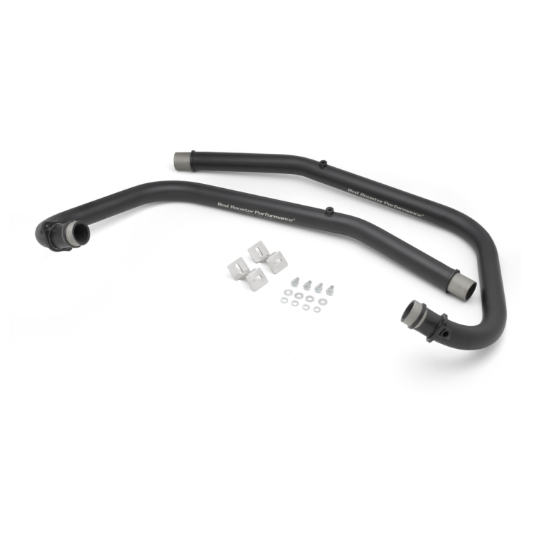Red Rooster Performance Stellar Exhaust Header Pipe for Royal Enfield Interceptor / Continental GT Twin 650, BS4/BS6, Black