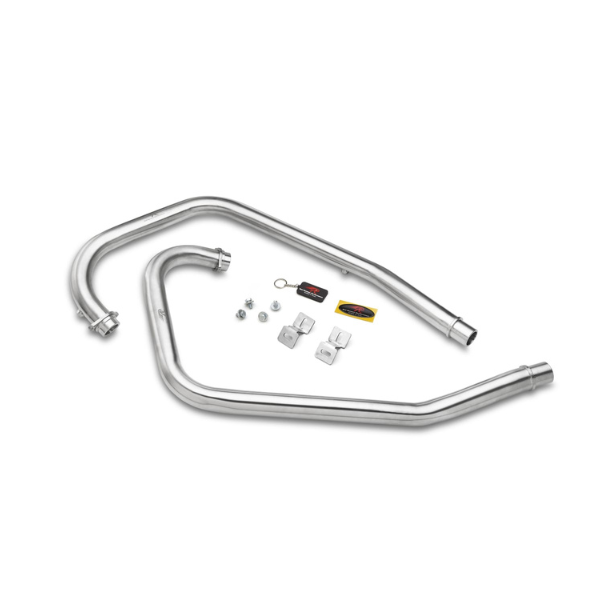 Red Rooster Performance Stellar Exhaust Header Pipe for Royal Enfield Interceptor / Continental GT Twin 650, BS4/BS6, Polish