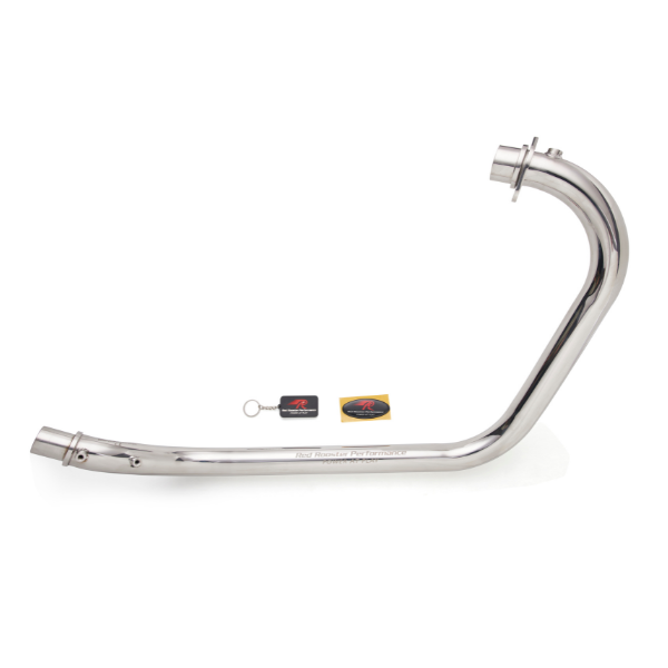 Red Rooster Performance Vertex Exhaust Header Pipes for Royal Enfield Himalayan and Scram 411 - Polish